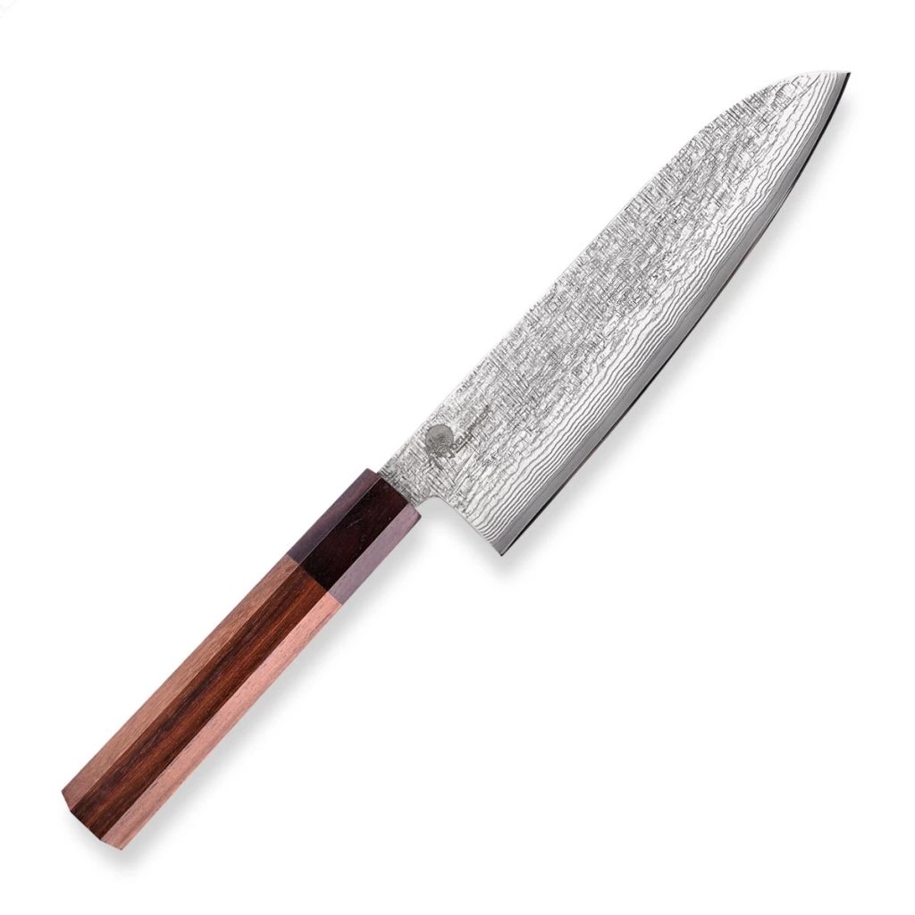 foto Kuchy�sk� n�� Santoku 180 mm Dellinger� Forged Brown Scar